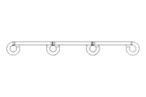 Flat-top chain SSL812K325 B=82.5