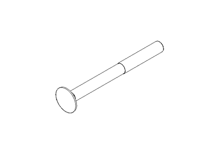 Round head screw M10x110 A2 DIN603