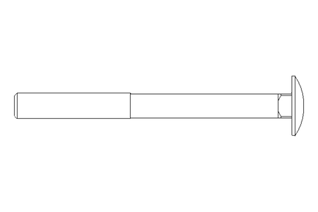 Round head screw M10x110 A2 DIN603