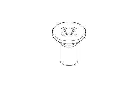 Countersunk head screw M5x10 A2 70