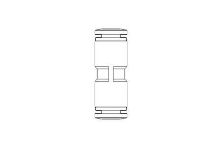 Conexão pneumática QS-6-K-SA