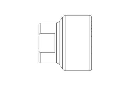 Reduziermuffe 11/2-1"