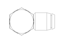 L-Steckverschraubung QSLV-G3/8-10-K-SA