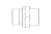 Connecting piece L 15 G1/2" St-Zn