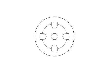 Flachsauggreifer rund D20