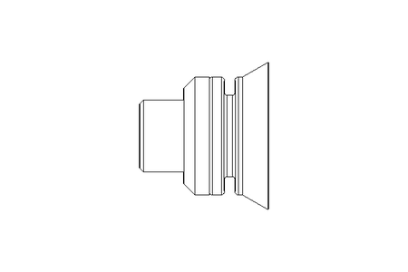 Flachsauggreifer rund D20