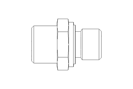 Connecting piece L 10 G1/4" St ISO8434