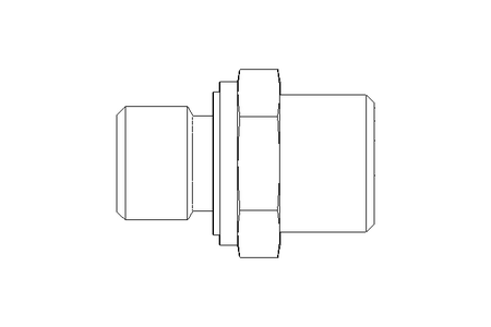 Connecting piece L 10 G1/4" St ISO8434