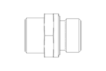 Connecting piece L 15 G1/2" St ISO8434