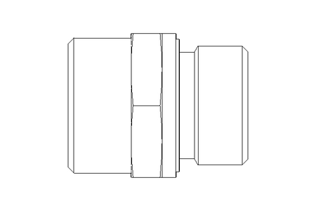 Connecting piece L 22 G3/4" St ISO8434