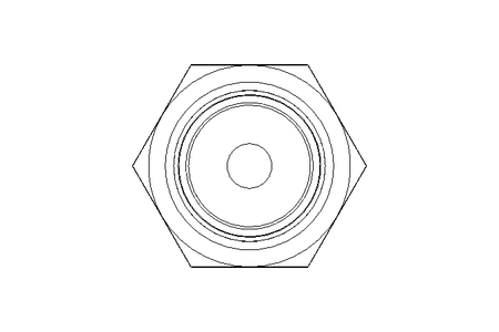 Reducing coupling L 22/10 St ISO8434