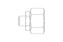 Reduzieranschluss L 22/10 St ISO8434