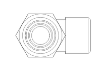 CONNECTING PIECE STUB   EL10LOMDCF D1=10