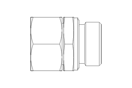 Connecting piece L 28 G1" St DIN3865