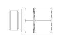 Connecting piece L 15 G1/2" St DIN3865