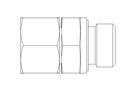 Connecting piece L 15 G1/2" St DIN3865