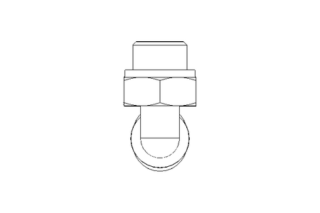 Elbow screw-in connector