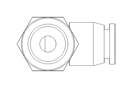 Elbow screw-in connector