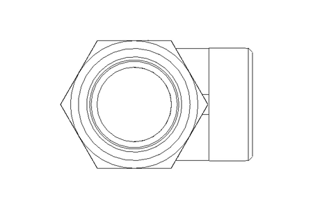 Г-образный патрубок L 28/28 St ISO8434