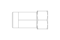 L-connector L 28/28 St ISO8434