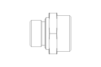 Connecting piece L 28 G3/4" St ISO8434