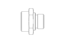 Connecting piece L 28 G3/4" St ISO8434