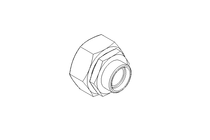 Reducing coupling L 42/28 St ISO8434