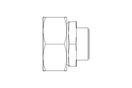 Reducing coupling L 42/28 St ISO8434