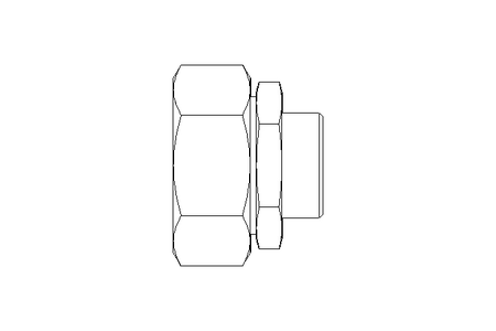 Reducing coupling L 42/28 St ISO8434