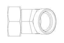 Winkelverschraubung L 42 St ISO8434