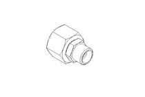 Reducing coupling L 15/10 St ISO8434