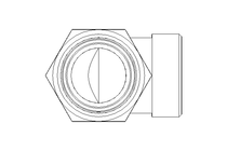 Winkelverschraubung L 35 St ISO8434