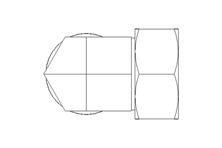 Threaded elbow connector L 35 St ISO8434