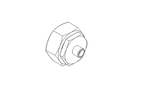 Reducing coupling L 42/10 St ISO8434