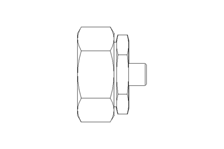 Reducing coupling L 42/10 St ISO8434