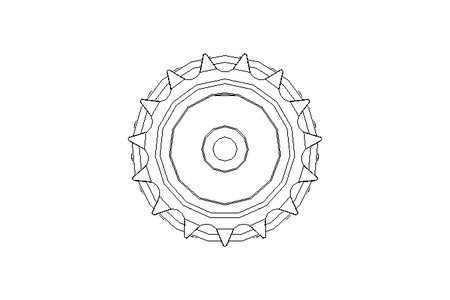 Rolo suporte D=80X2,6 / 2KR   EL=1442