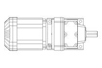 Spur gear motor 1.1kW 120 1/min