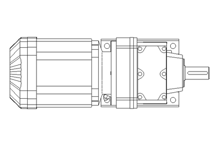 Motorid.ingranaggi cilind 1,1kW 120