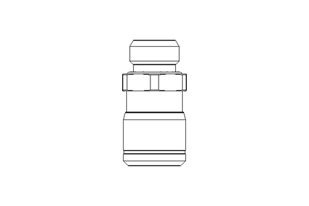 Steckverschraubung G1/4 D 10 Niro