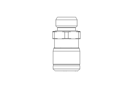 Steckverschraubung G1/4 D 10 Niro