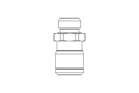 Steckverschraubung G1/4 D 10 Niro