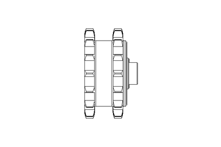 Roda dentada dupla p corren 5/8x3/8 Z=15