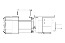 Stirnradgetriebemotor 0,37kW 48 1/min