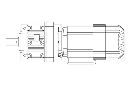 Motoréd. à entraînem.cyl. 0,37kW 48