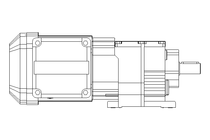 Stirnradgetriebemotor 0,37kW 70 1/min
