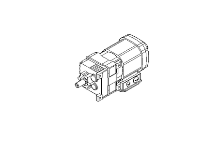 Stirnradgetriebemotor 0,37kW 70 1/min