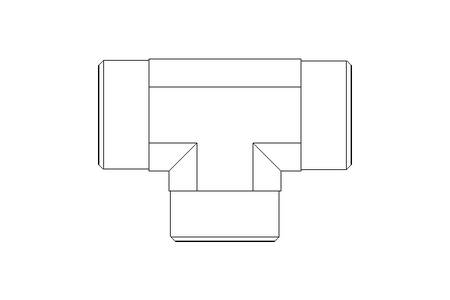 T-Stutzen L 22/22/22 St ISO8434