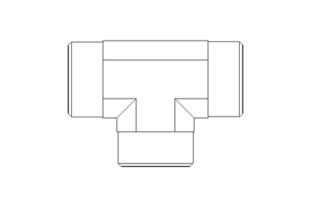 T-Stutzen L 22/22/22 St ISO8434