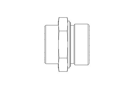 Connecting piece L 35 G 1 1/2" St