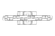 Chain sprocket 18-40 clamping